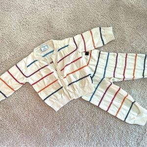 Sweater Set by Polarn O. Pyret - Size 4-6 M - Like New Condition